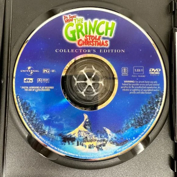 Dr. Seuss' How The Grinch Stole Christmas Collector's Edition DVD - Picture 2 of 6